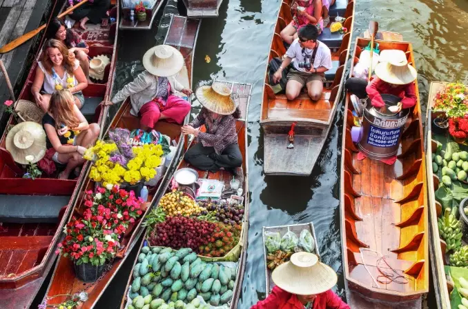 floating market Bangkok floating market Bangkok