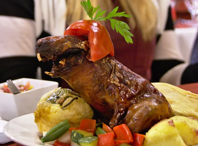 eating guinea pigs peru eating guinea pigs peru