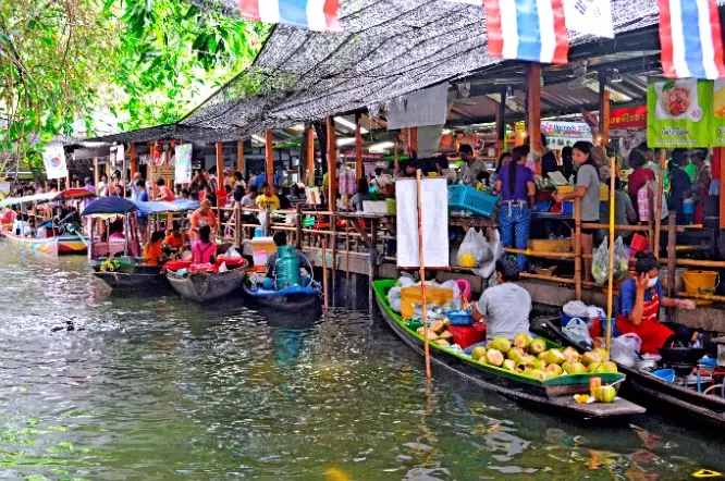 Bangkok floating market Bangkok floating market