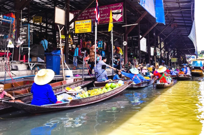 floating market Bangkok floating market Bangkok