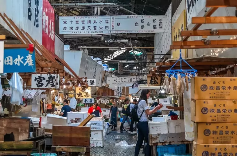 Tokyo seafood market